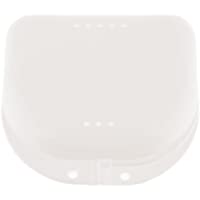 Caja Del Contenedor De Aire Dental Caso Retén Protector Bucal De Almacenamiento De Dentadura Blanca